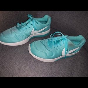Blue Nikes